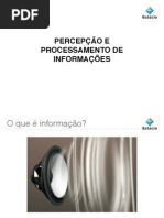 Arquitetura da Informação - processamento de informações