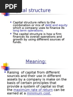Download Capital Structure  by raavitarun5456 SN18325335 doc pdf