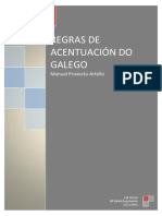 Regras de Acentuación Do Galego