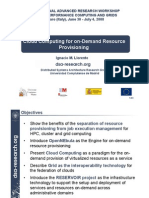 Cloud Computing For On-Demand Resource Provisioning