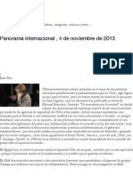 Panorama Internacional, 4 de Noviembre de 2013 - Signos Virtuales PDF