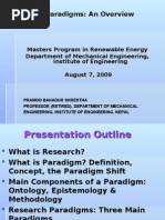 Download Research Paradigms - An Overview by Ram Krishna Singh SN18326060 doc pdf