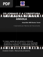 Os Jornais e as eleições legislativas de 2008 em Angola