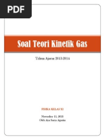 Soal Teori Kinetik Gas