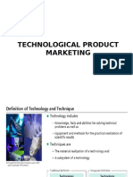 Technology Product Marketing-Indian Case Study