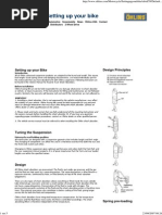 Réglages Suspension Ohlins