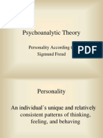 Psychoanalytic Theory - Freud