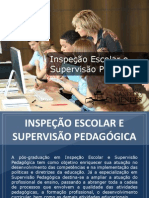 Pós-graduação em Inspeção Escolar e Supervisão Pedagógica - Grupo Educa+ EAD 