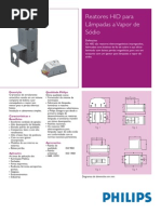 Reatores Hid Para Lampadas a Vapor de Sodio
