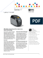 Zebra ZXP 1 Card Printer Brochure