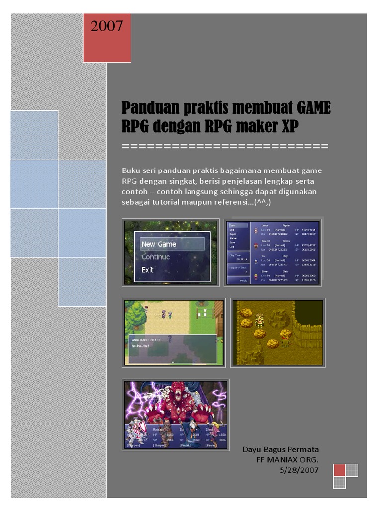 Panduan Praktis Membuat Game RPG | PDF