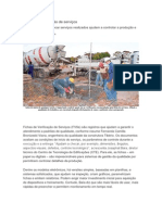 Fichas de verificação de serviços