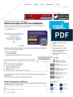 Download Sistema de Login Em PHP Com Codeigniter by Rodrigo M Correia SN183316874 doc pdf