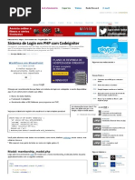 Download Sistema de Login Em PHP Com Codeigniter by Rodrigo M Correia SN183316874 doc pdf