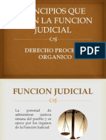 Principios Que Rigen La Funcion Judicial