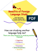 Benefits of Foreign Language Study