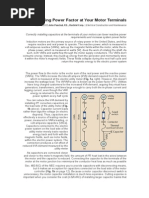 5 - Correcting Power Factor at Your Motor Terminals