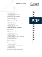 Worksheet Echo Questions