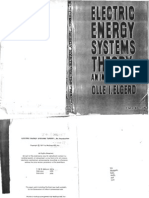 Electric Energy System Theory. An Introduction (Olle I. Elgerd) PDF