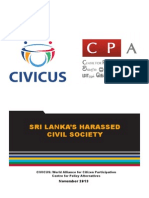 Sri Lanka Report SRI LANKA'S HARASSED