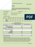 2014 Seattle City Council Green Sheet Ready For Notebook: Budget Action Description