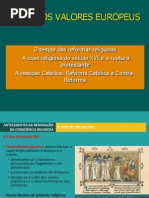 A Reforma e Contra Reforma