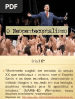 NEOPENTECOSTALISMO - ICE de João Lisboa