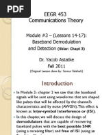 Demodulation and Detection Techniques