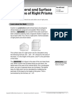 Lateral and Surface Area of Right Prisms: Learn About The Math