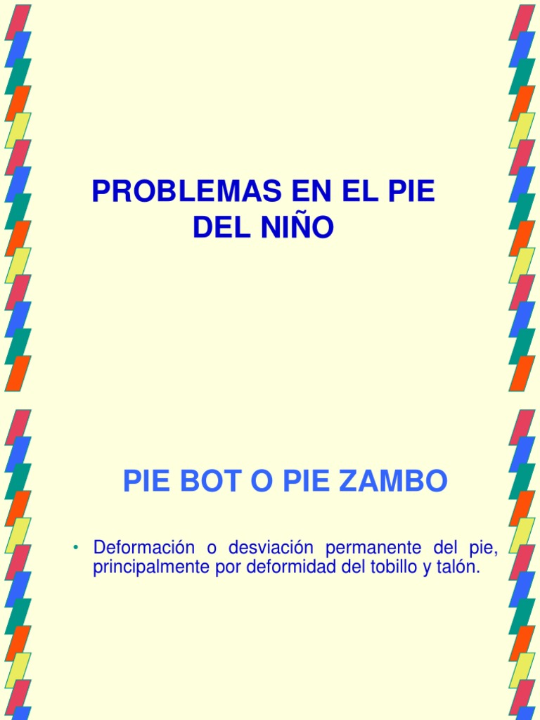 pie bot presentaciÃ³n Pie Enfermedades y trastornos