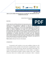 Educacao e Preconceito Racial No Brasil Discriminacao No Ambiente Escolar