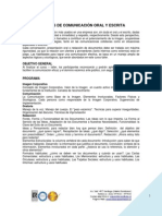 Tecnicas de Comunicacion Oral y Escrita