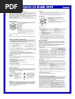 Operation Guide 5089: About This Manual