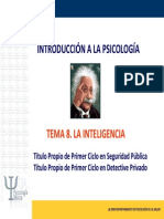 Tema 8. Inteligencia.