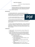 Practice Guideline: Effective Date: 6-18-04 Manual Reference: Deaconess Trauma Services