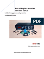 Arc Voltage Torch Height Controller: XPTHC-100 Instruction Manual