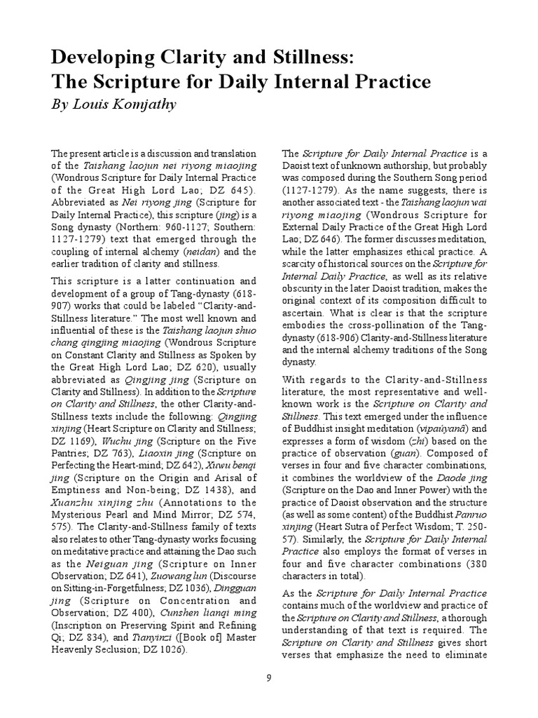 Taoist Writings PDF | PDF