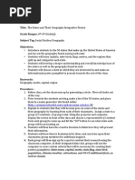5th Grade State Float Project Guide | PDF | Cognitive Science | Cognition