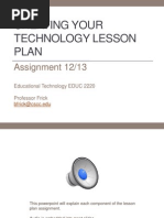 2220 Lesson Plan Tutorial