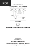 Download Project Report on waste water treatment by roshan mishra SN18341134 doc pdf