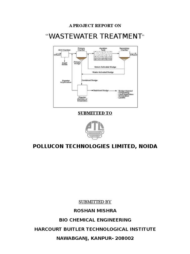 thesis on waste water treatment