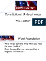 AP Constitutional Underpinnings