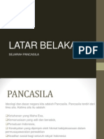 LATAR BELAKANG SEJARAH PANCASILA