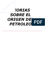 26860291 Teorias Sobre El Origen Del Petroleo