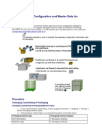 Configure Packaging Master Data and Instructions