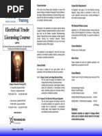 Electrical Trade Licence - SFLB PDF