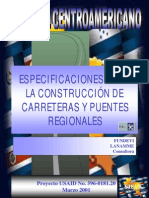 Especificaciones Para La Construccion de Carreteras SIECA