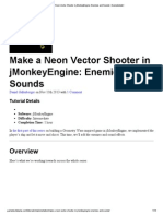 Make A Neon Vector Shooter in jMonkeyEngine: Enemies and Sounds