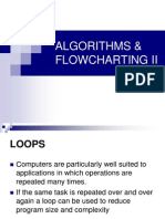 Algorithms & Flowcharting Ii