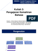 Kuliah 3 - Pengajaran Kemahiran Bahasa PDF